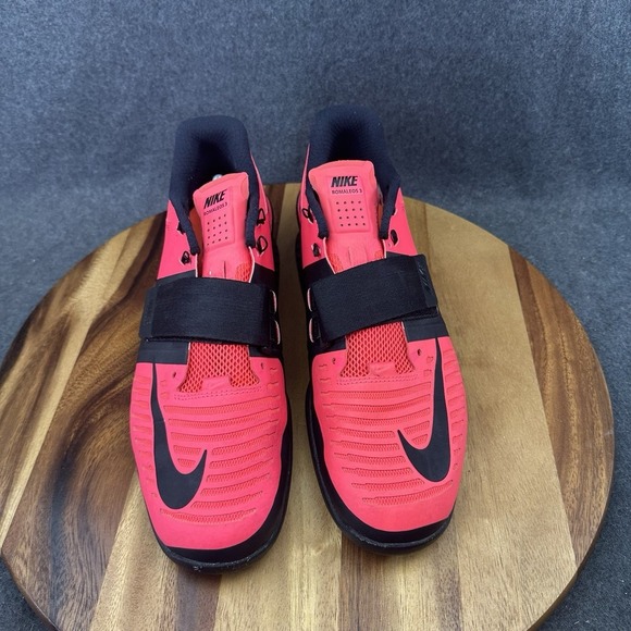Nike Romaleos 3 Solar Weightlifting Shoes Red/Black 852933-602 Size 12.5